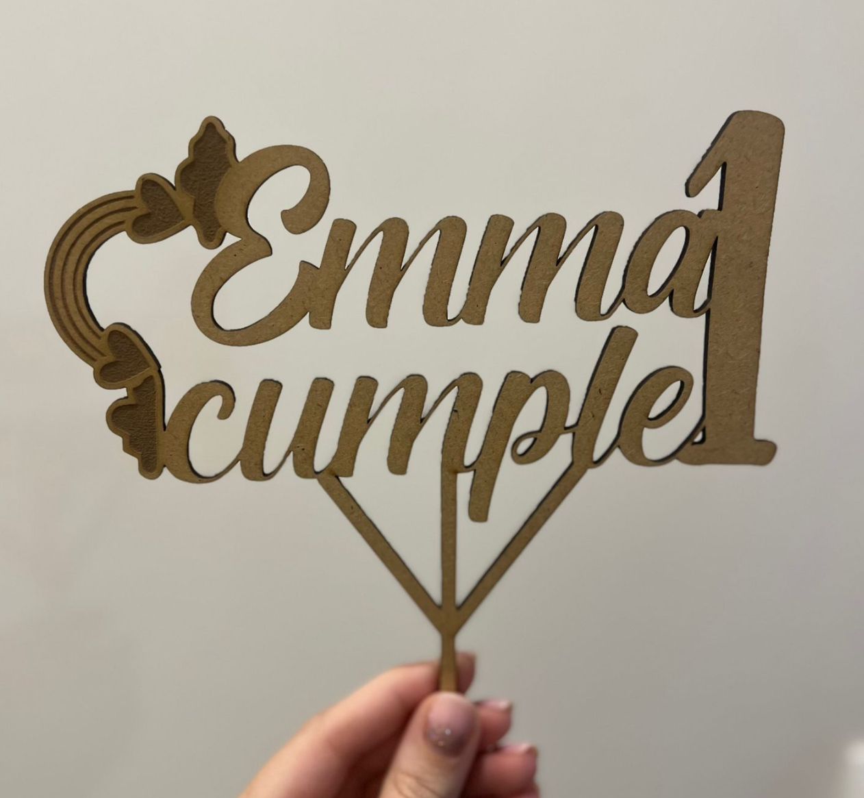 Toppers tarta cumple