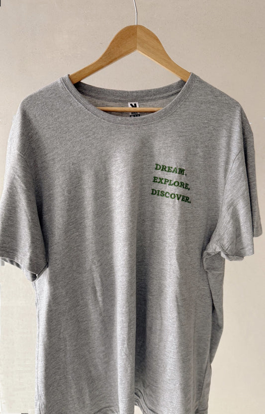 Camiseta manga corta gris